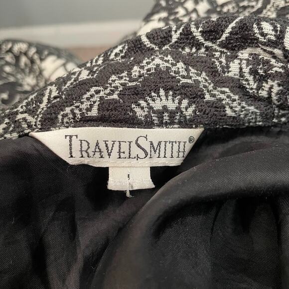 TravelSmith Size Large Brocade Tapestry Jacket Parisian Chic Regency Whimsigoth - Picture 6 of 13